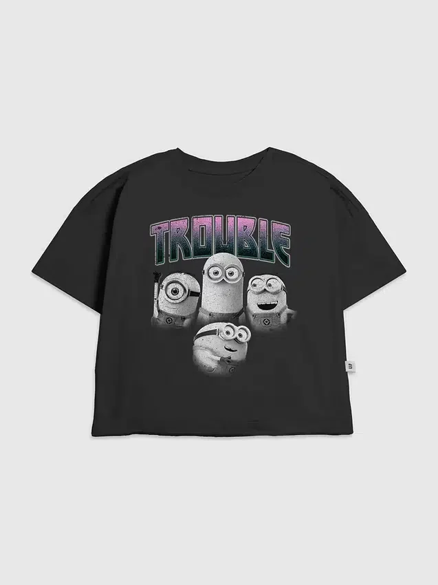 Dětské tričko s potiskem Minions Trouble