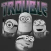 Dětské tričko s potiskem Minions Trouble