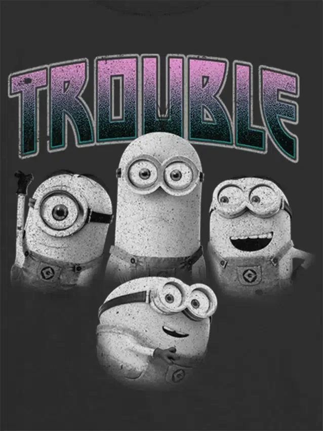 Dětské tričko s potiskem Minions Trouble