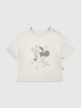 Dětské tričko s potiskem Minnie Mouse „Miss Lucky“