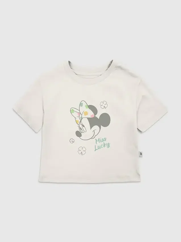 Dětské tričko s potiskem Minnie Mouse „Miss Lucky“