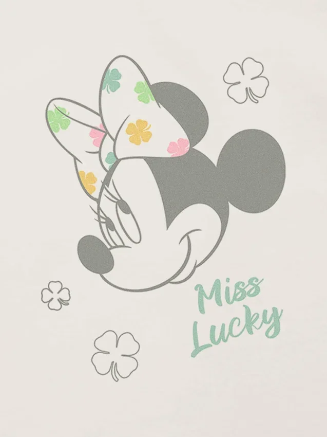 Dětské tričko s potiskem Minnie Mouse „Miss Lucky“