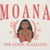 Dětské tričko s potiskem Moana ve stylu „Collegiate“