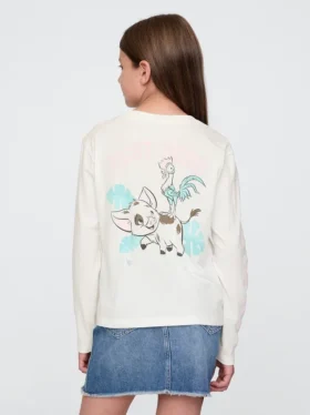 Dětské tričko s potiskem Moana z kolekce GAP × Disney