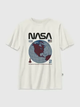 Dětské tričko s potiskem NASA Retro Globe