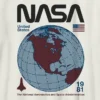 Dětské tričko s potiskem NASA Retro Globe