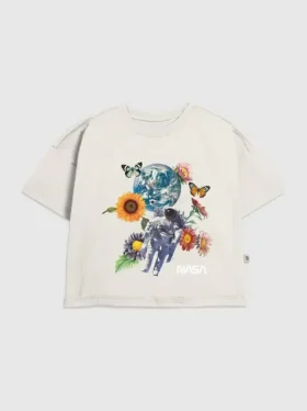 Dětské tričko s potiskem NASA Space Floral