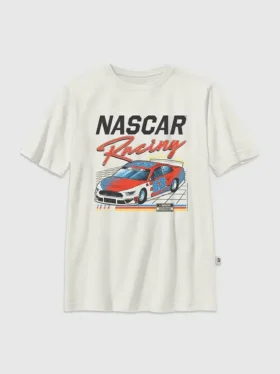 Dětské tričko s potiskem Nascar Retro Racer