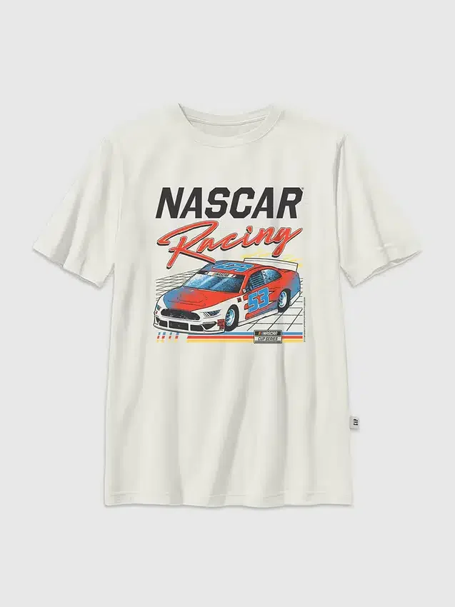 Dětské tričko s potiskem Nascar Retro Racer