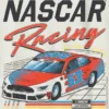 Dětské tričko s potiskem Nascar Retro Racer