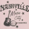 Dětské tričko s potiskem „Nashville Music City“
