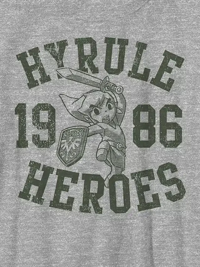 Dětské tričko s potiskem Nintendo Zelda Hyrule Heroes