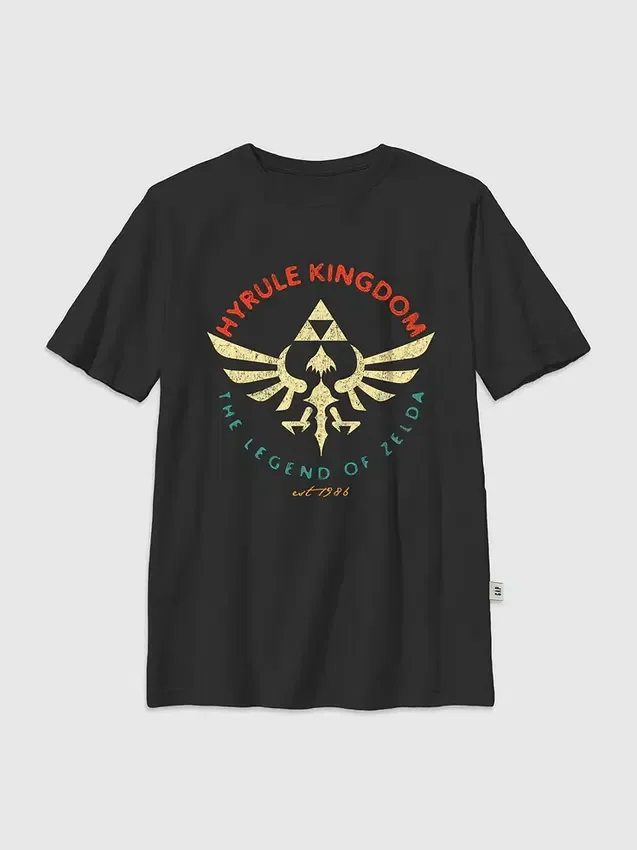 Dětské tričko s potiskem Nintendo Zelda: Hyrule Kingdom