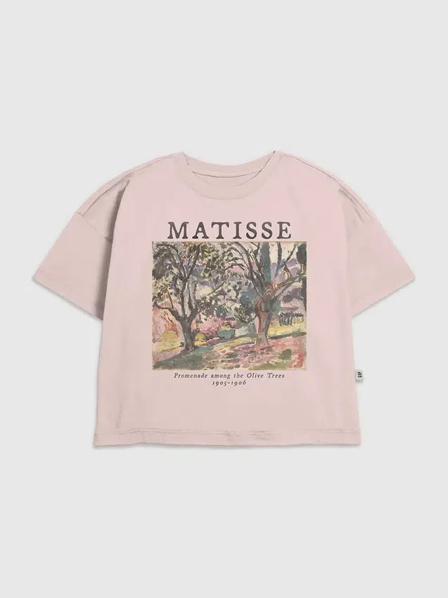 Dětské tričko s potiskem olivových stromů od Matisse