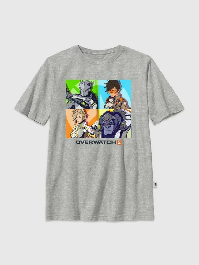 Dětské tričko s potiskem Overwatch Box Up