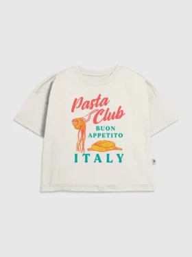 Dětské tričko s potiskem Pasta Club