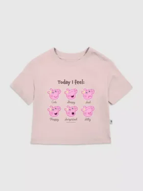 Dětské tričko s potiskem Peppa Pig Moods