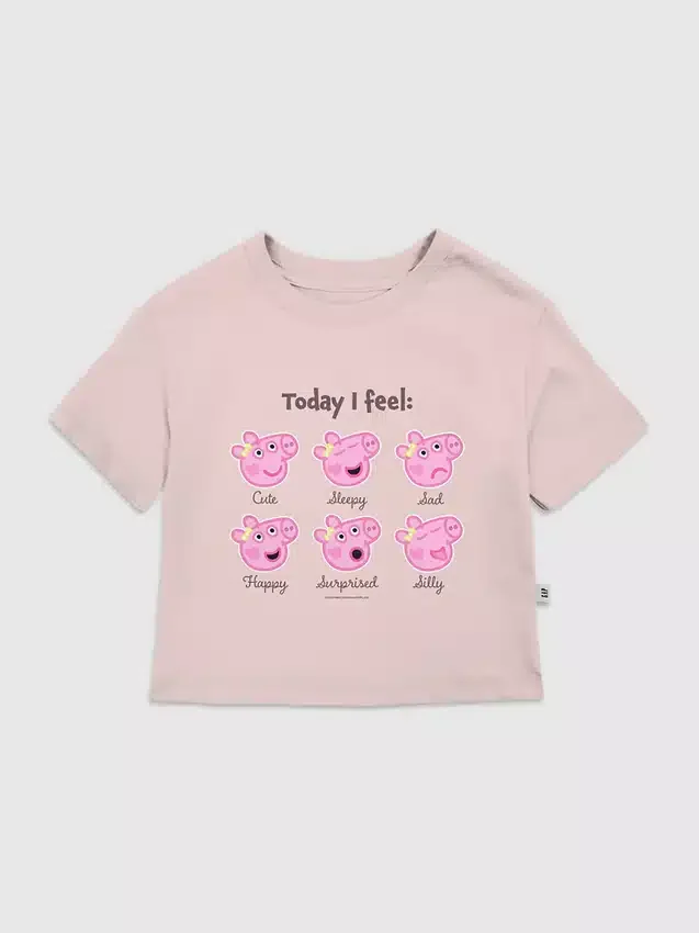 Dětské tričko s potiskem Peppa Pig Moods