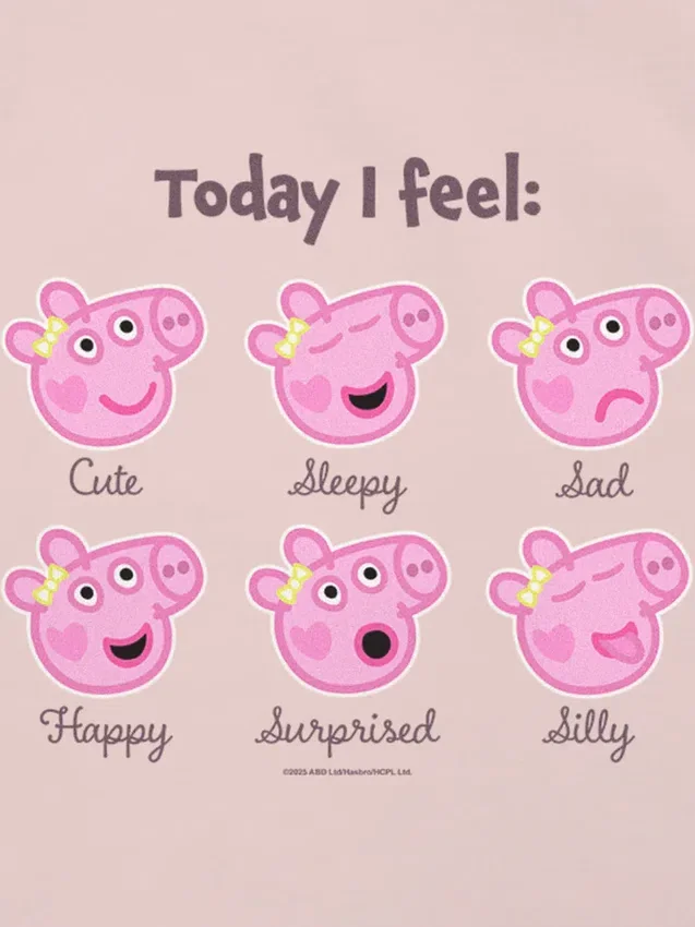 Dětské tričko s potiskem Peppa Pig Moods