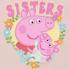 Dětské tričko s potiskem Peppa Pig Sisters