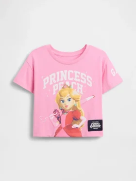 Dětské tričko s potiskem Princezny Peach
