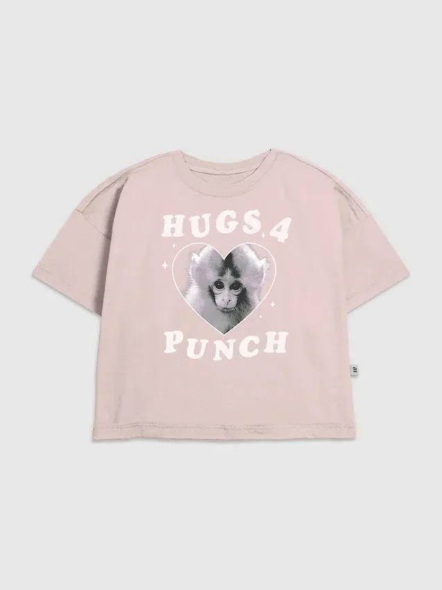Dětské tričko s potiskem „Punch the Monkey“