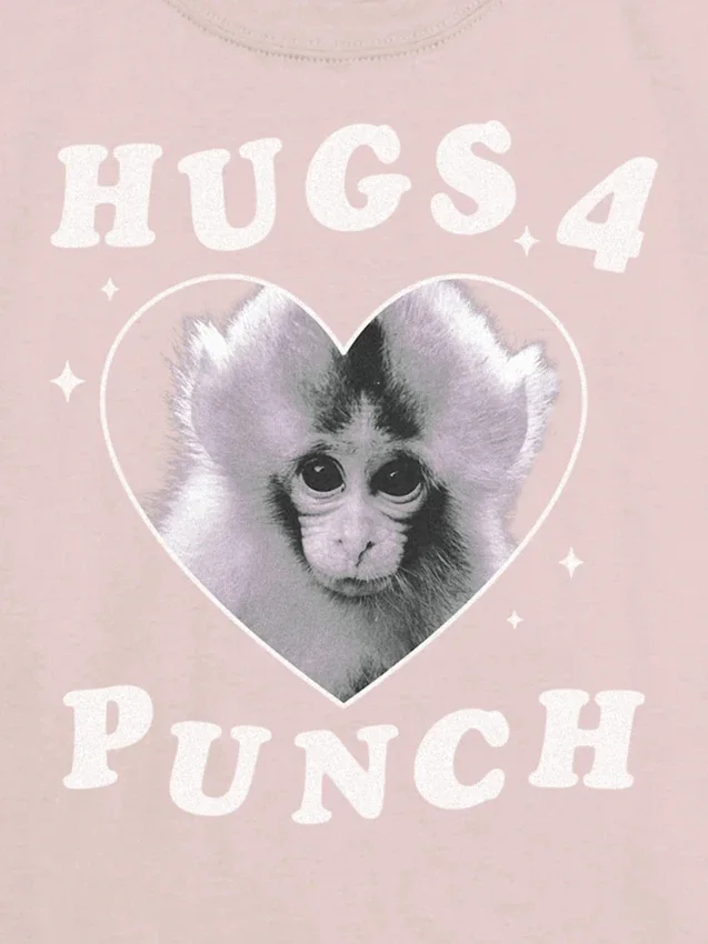 Dětské tričko s potiskem „Punch the Monkey“