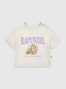 Dětské tričko s potiskem Rapunzel Collegiate