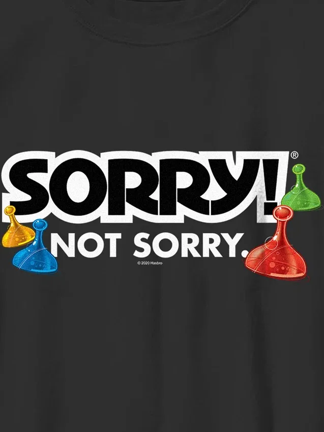 Dětské tričko s potiskem „Sorry“