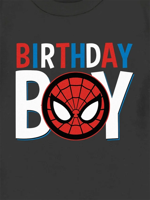 Dětské tričko s potiskem Spider-Man „Birthday Boy“