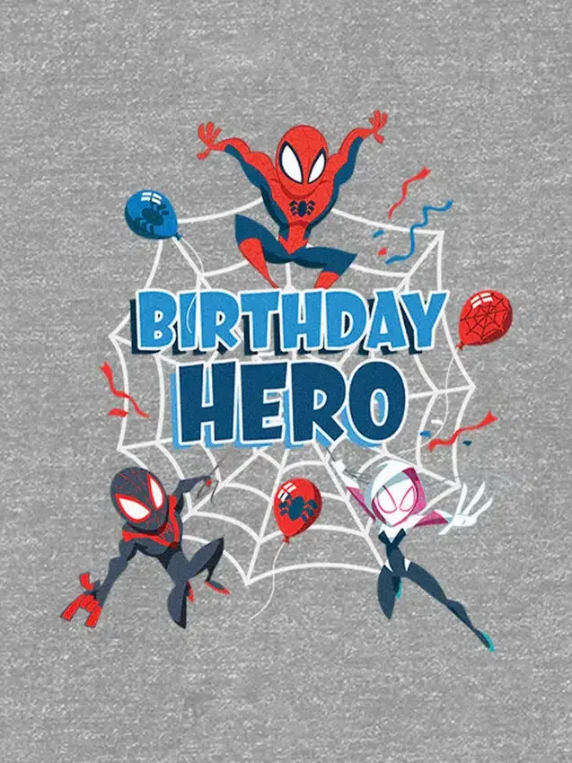 Dětské tričko s potiskem Spider-Mana – narozeninový hrdina