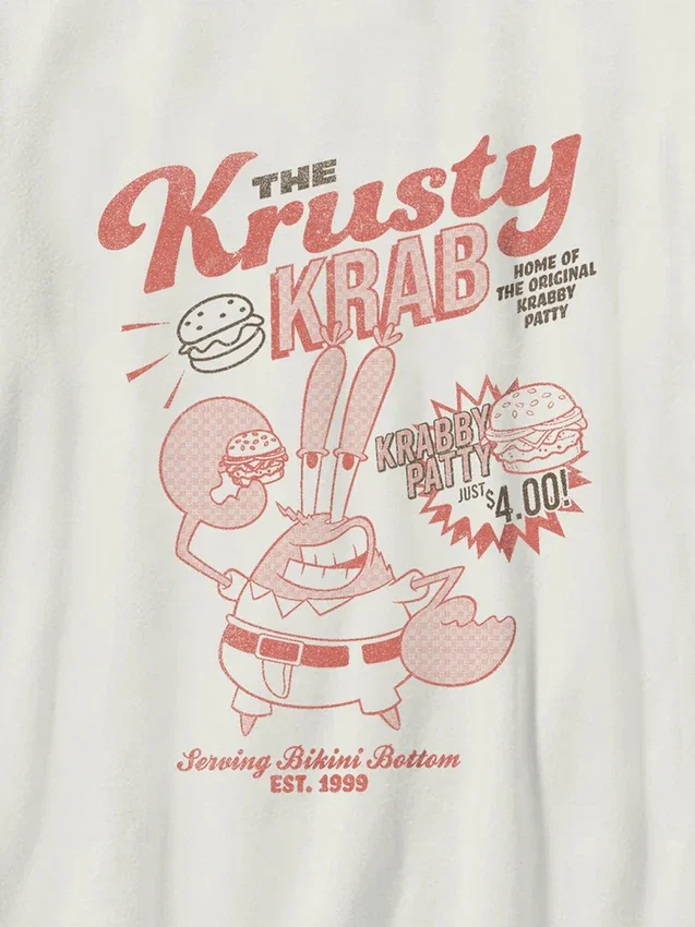 Dětské tričko s potiskem SpongeBob Krusty Krab