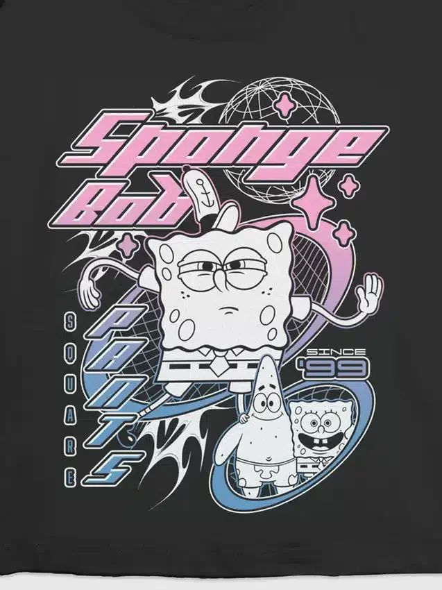Dětské tričko s potiskem Spongebob Y2K