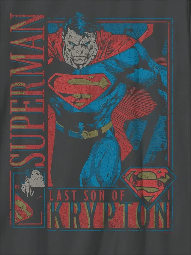 Dětské tričko s potiskem „Superman Retro“
