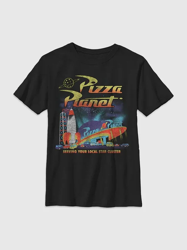 Dětské tričko s potiskem Toy Story Pizza Planet