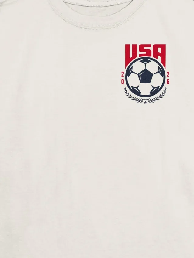 Dětské tričko s potiskem „USA Soccer Crest“