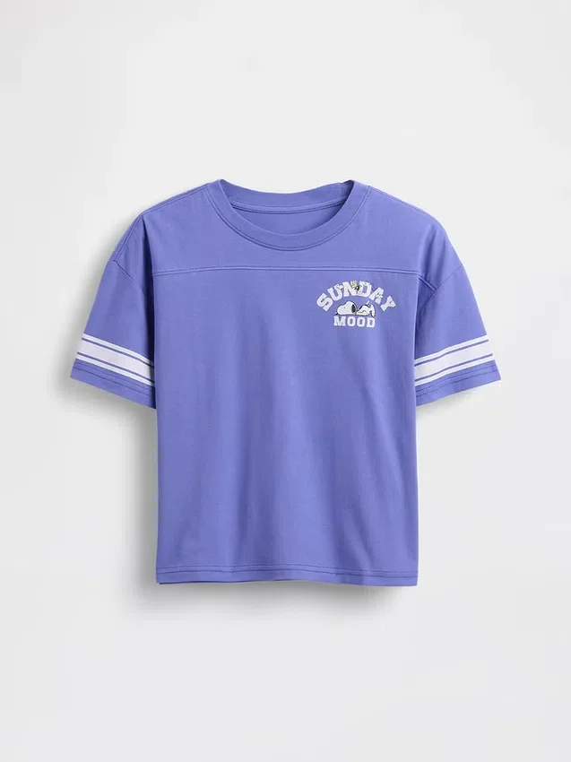 Dětské tričko s potiskem v oversized střihu