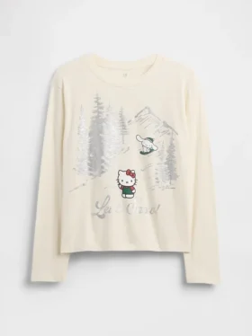 Dětské tričko s potiskem v oversized střihu
