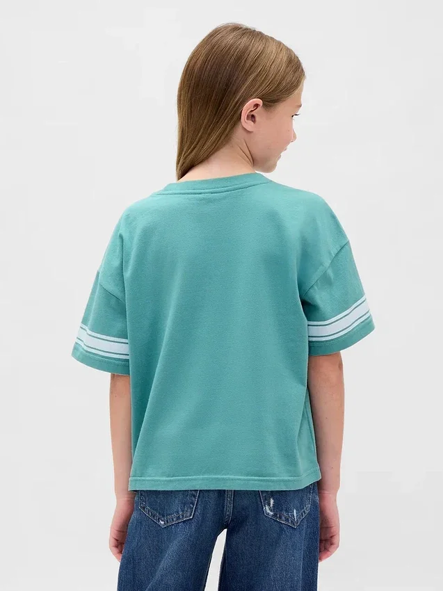 Dětské tričko s potiskem v oversized střihu