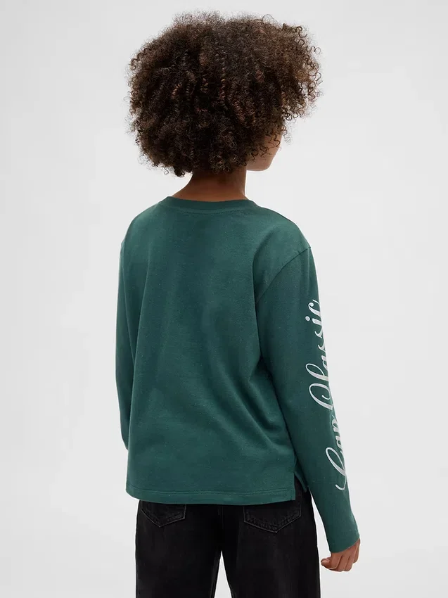 Dětské tričko s potiskem v oversized střihu