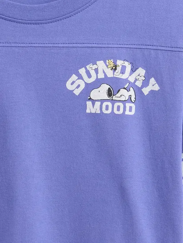 Dětské tričko s potiskem v oversized střihu