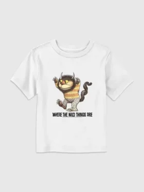 Dětské tričko s potiskem „Where the Wild Things Are“