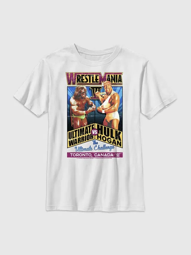 Dětské tričko s potiskem WWE Ultimate Warrior