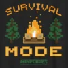 Dětské tričko s potiskem z režimu přežití ve hře Minecraft