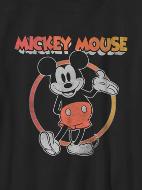 Dětské tričko s vintage potiskem Mickey a přátelé