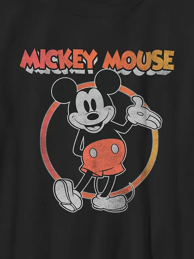 Dětské tričko s vintage potiskem Mickey a přátelé