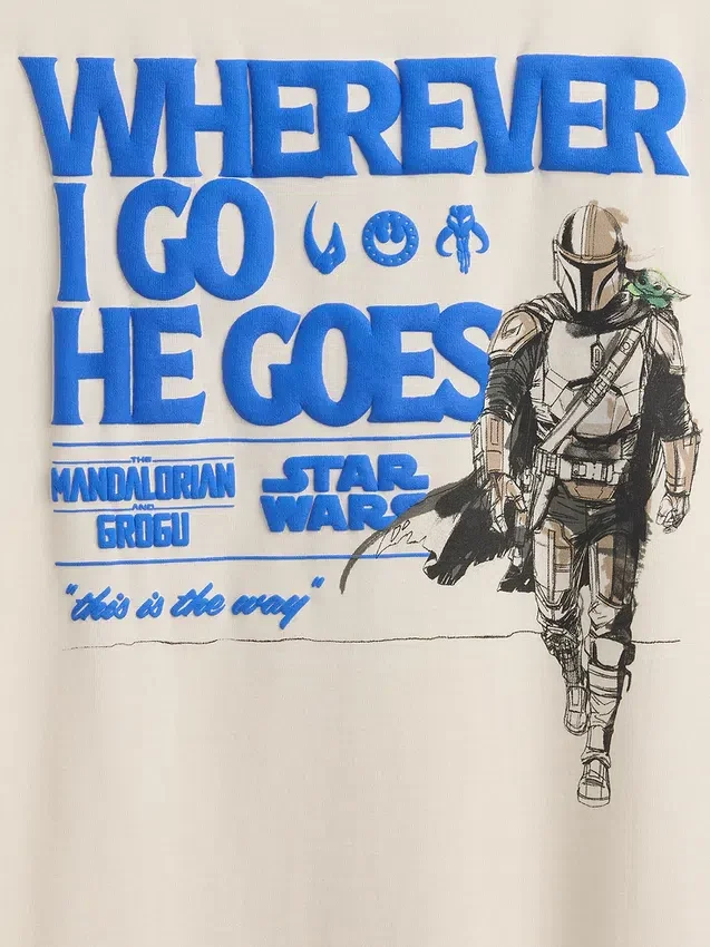 Dětské tričko s volným střihem a potiskem Star Wars