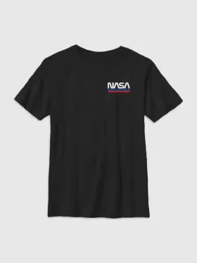Dětské tričko s vyšívaným logem NASA