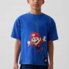 Dětské tričko Super Mario s potiskem a volným střihem