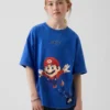 Dětské tričko Super Mario s potiskem a volným střihem